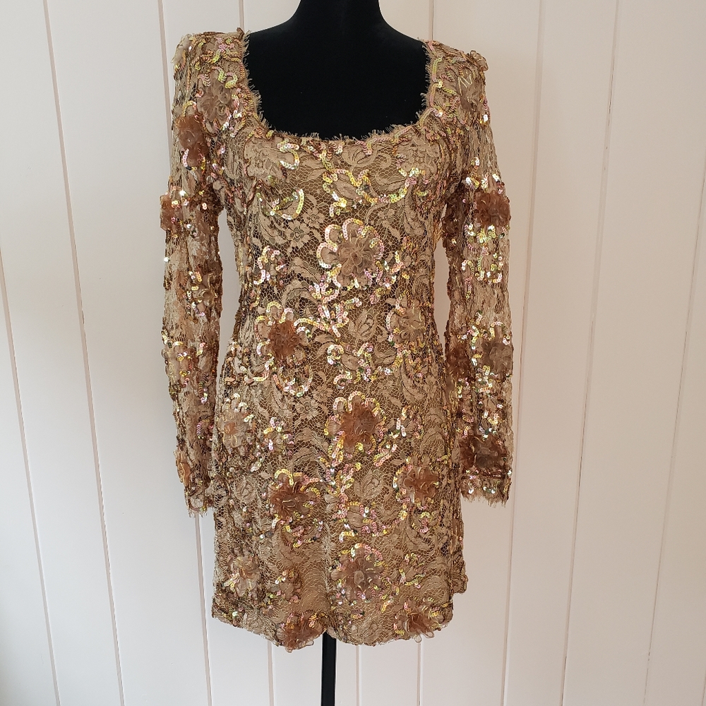 Vintage Sequins Dress